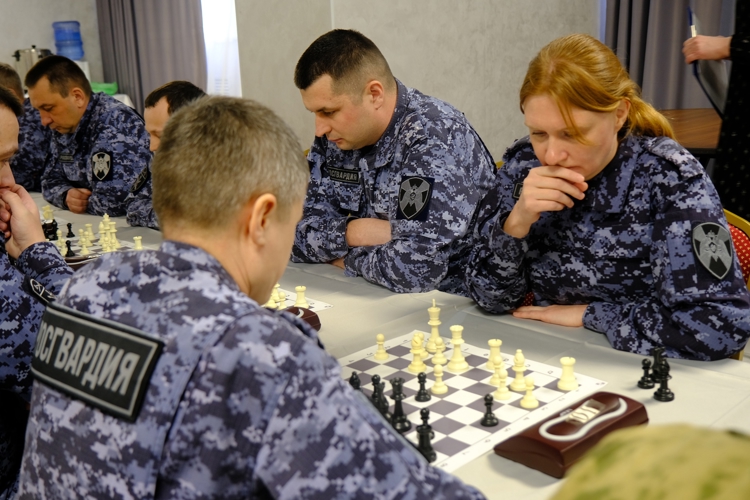 В Йошкар-Оле стартовал чемпионат Приволжского округа Росгвардии по шахматам