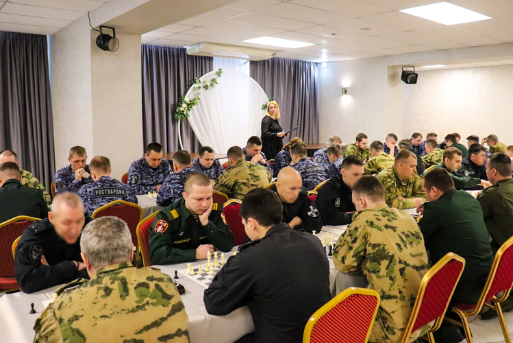 В Йошкар-Оле стартовал чемпионат Приволжского округа Росгвардии по шахматам