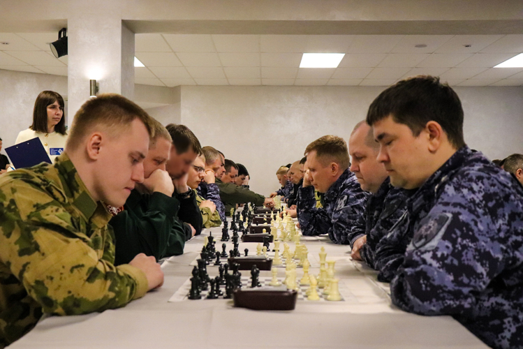 В Йошкар-Оле стартовал чемпионат Приволжского округа Росгвардии по шахматам