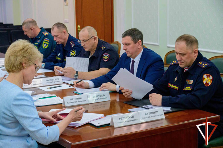 В Йошкар-Оле врио начальника территориального управления Росгвардии принял участие в заседании Антитеррористической комиссии 