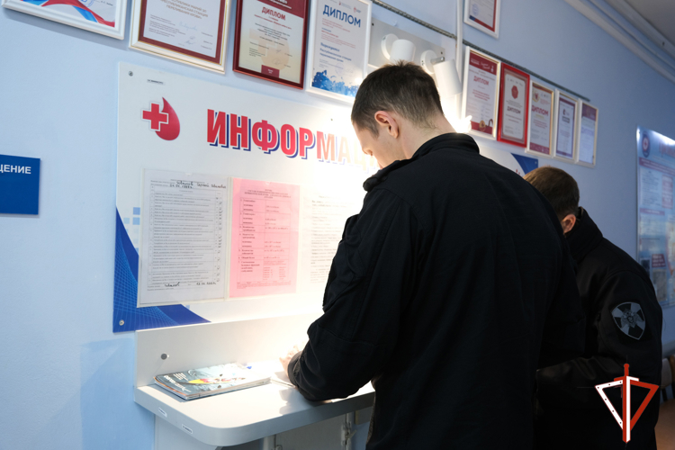 Росгвардейцы Марий Эл сдали кровь для больниц республики в рамках акции «От сердца к сердцу» (видео)
