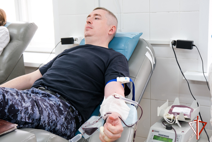 Росгвардейцы Марий Эл сдали кровь для больниц республики в рамках акции «От сердца к сердцу» (видео)