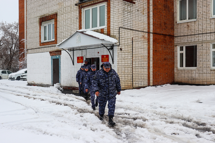 Противопожарная тренировка состоялась в Управлении Росгвардии по Республике Марий Эл