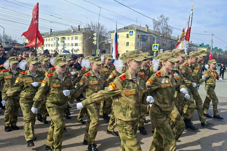 В Йошкар-Оле кадеты Росгвардии стали победителями городского конкурса строя и песни