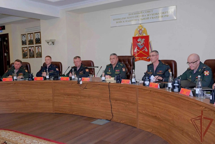 Врио начальника Управления Росгвардии по Республике Марий Эл принял участие в военном совете Приволжского ордена Жукова округа Росгвардии