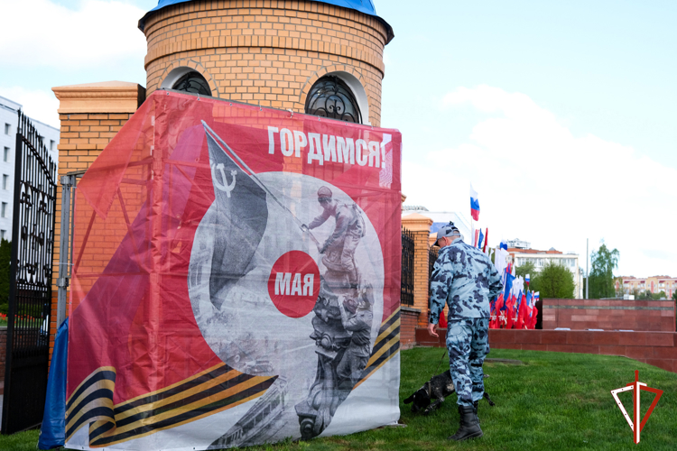 Сотрудники Росгвардии обеспечили правопорядок во время празднования Дня Победы в Республике Марий Эл