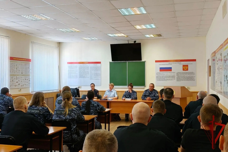 В Управлении Росгвардии по Республике Марий Эл прошли профилактические лекции по противодействию наркомании