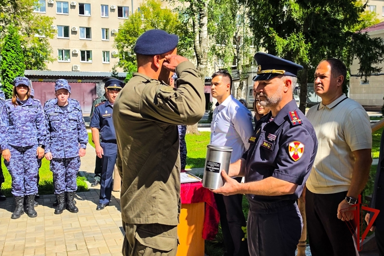 В Управлении Росгвардии по Республике Марий Эл состоялась церемония закладки капсулы памяти (видео)