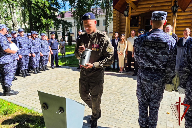 В Управлении Росгвардии по Республике Марий Эл состоялась церемония закладки капсулы памяти (видео)