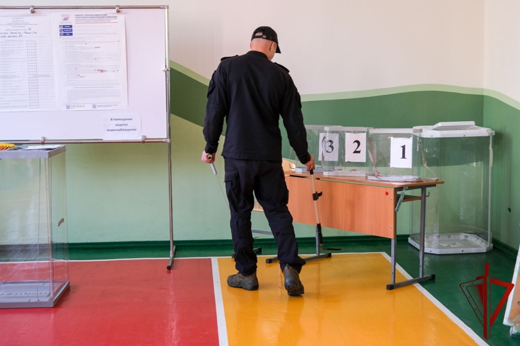 Росгвардейцы в Марий Эл приступили к охране общественного порядка на избирательных участках