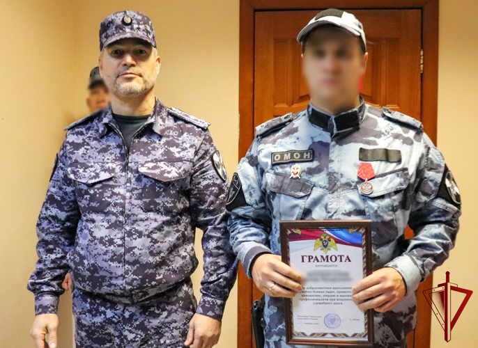 Начальник Управления Росгвардии по Республике Марий Эл поздравил сотрудников ОМОН «Таир» с профессиональным праздником