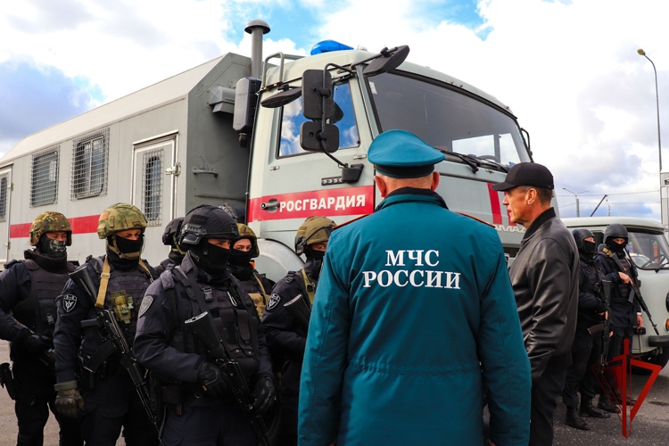 В Марий Эл сотрудники Росгвардии приняли участие в командно-штабных учениях по гражданской обороне
